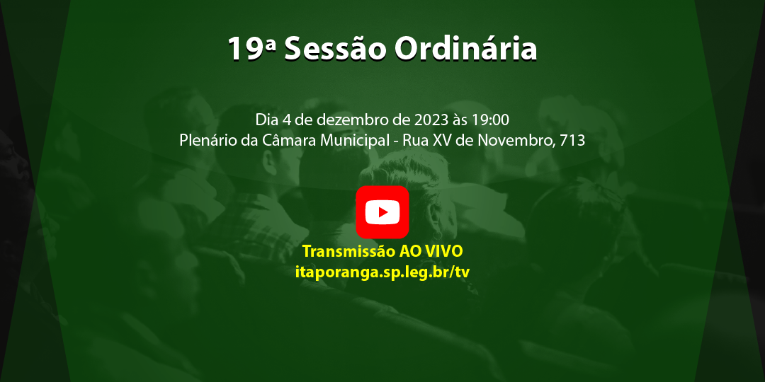 19ª Sessão Ordinária de 2023