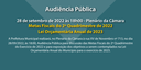 Audiência Pública: Prefeitura Municipal - Metas Fiscais do 2º Quadrimestre de 2022 e LOA 2023