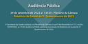 Audiência Pública: Secretaria da Saúde - Relatório do 2º Quadrimestre de 2022