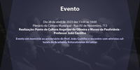 Evento em memória ao aniversário do Prof. João Castilho